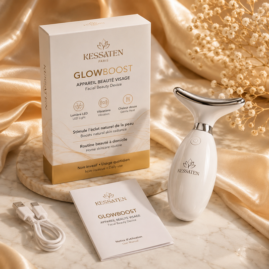 🌸 GLOWBOOST KESSATEN - L’appareil beauté anti-âge qui redessine et sculpte le visage