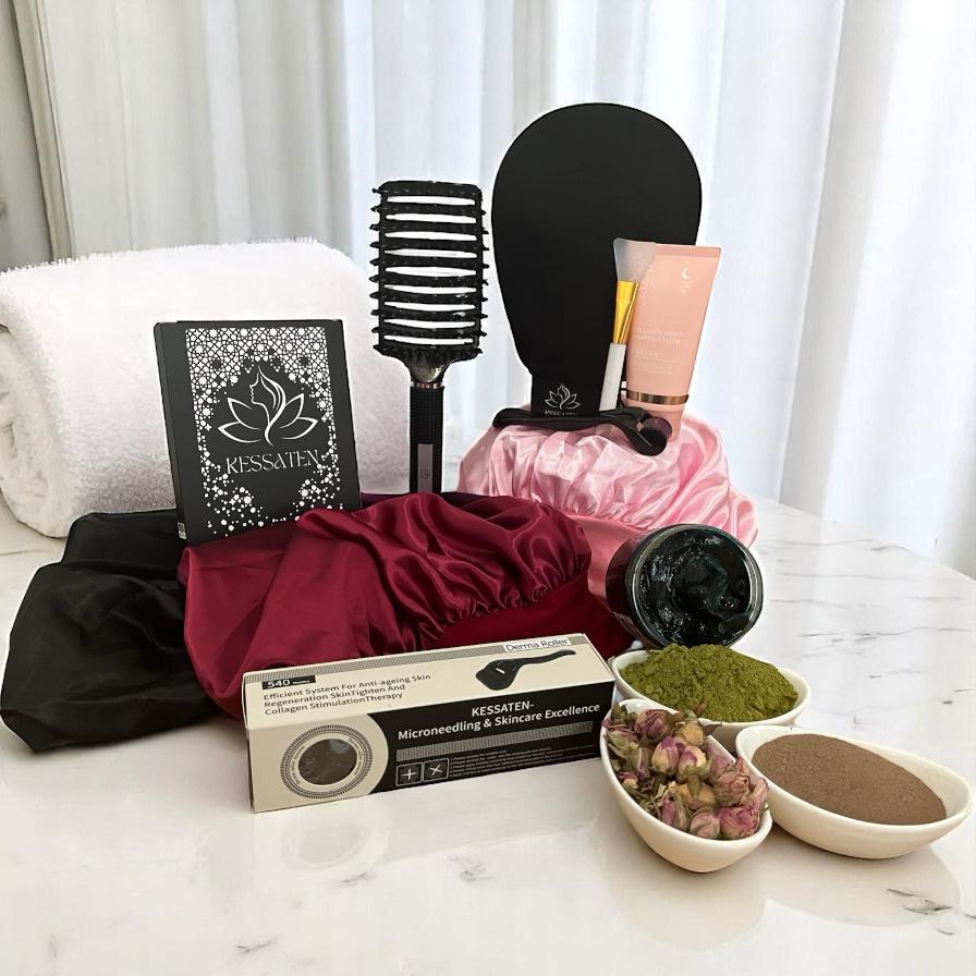 Coffret Mariée Sublimée Luxe KESSATEN – Rituel Complet Corps & Visage