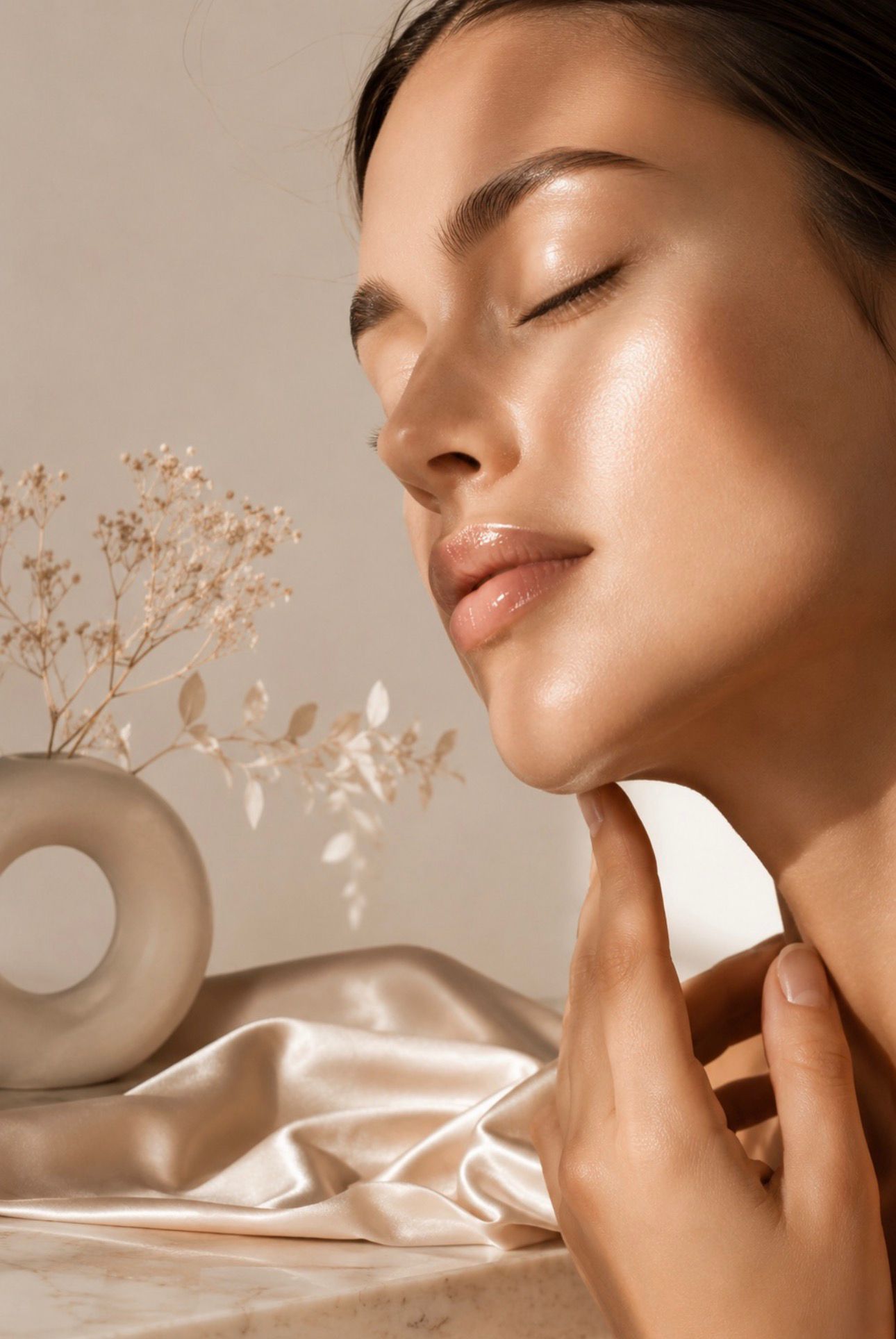 Accessoires bien-être pour femme KESSATEN : dermaroller, masque de nuit, gant exfoliant, masque yeux, ceinture menstruelle, soins visage et corps naturels