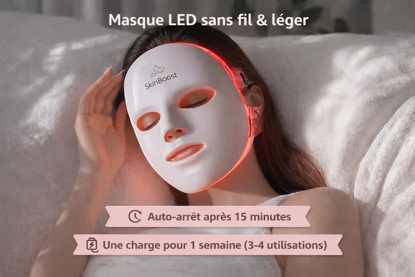 SkinBoost™ – Masque LED Visage Nouvelle Génération

Le soin professionnel à domicile pour une peau visiblement plus rayonnante