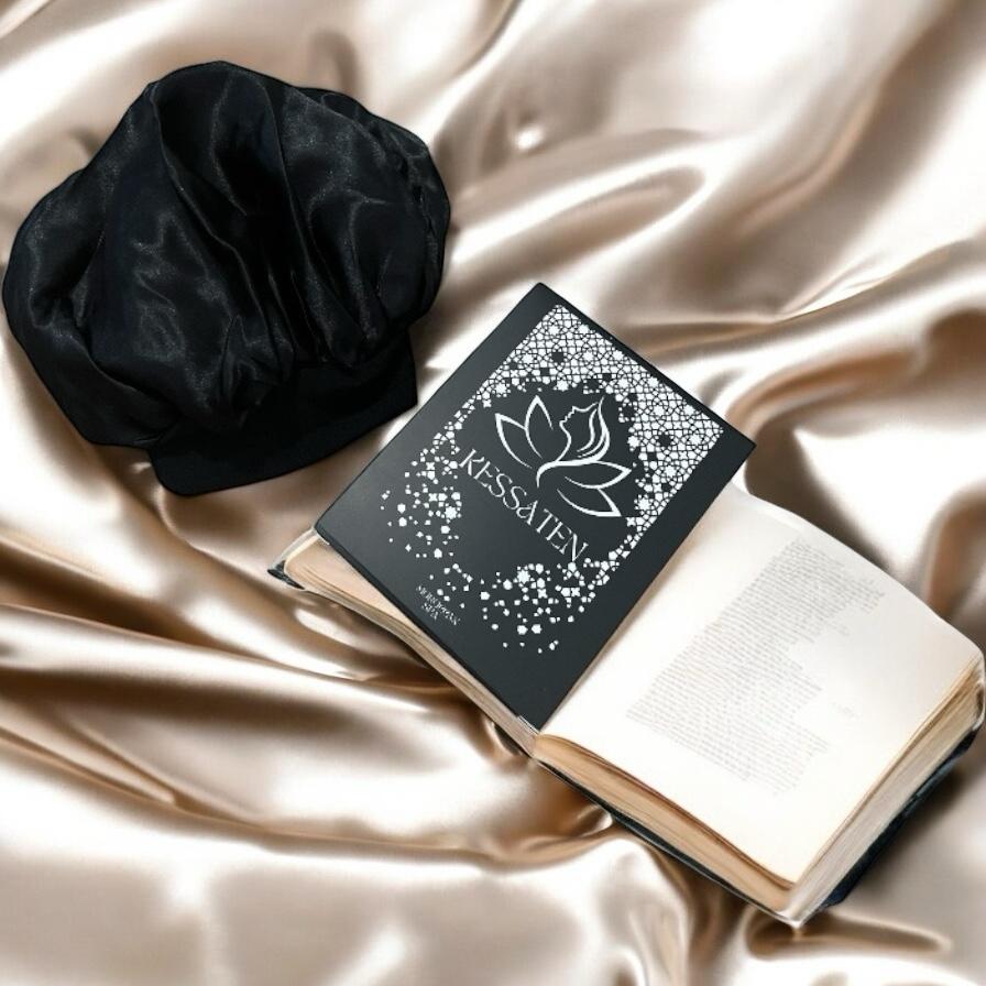 Coffret Sublime Mariée KESSATEN – Gant, Bonnet Satin, Brosse & Soins